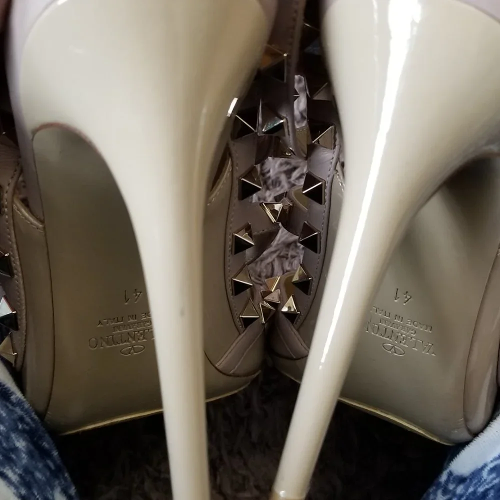 POUDRE ROCKSTUD HEELS VALENTINO - Picture 7 of 8